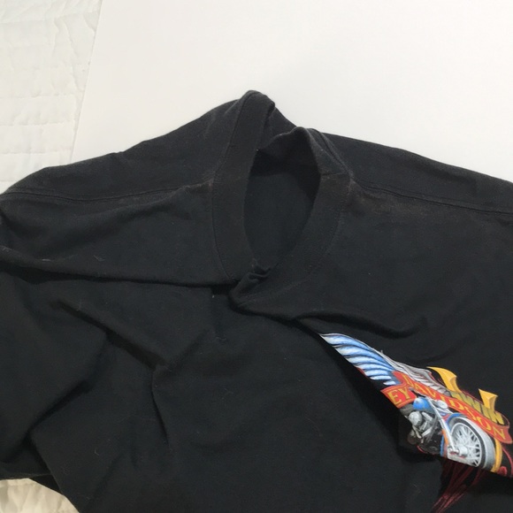 Men’s large Harley Davidson T-shirt black redwood Harley Eureka California - Picture 6 of 8